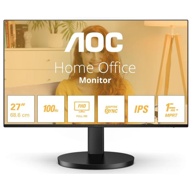 AOC Monitor AOC LED IPS 27″ 27B3HA2 s VGA, HDMI i Zvučnicima, 100Hz image