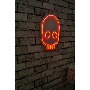 Wallity Ukrasna plastična LED rasvjeta, Skull - Red