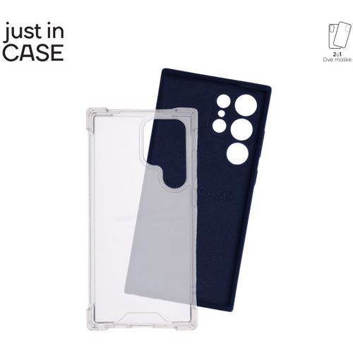 2u1 Extra case MIX paket PLAVI za S23 Ultra slika 2