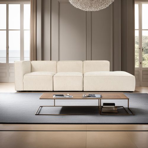 Atelier Del Sofa Kutna garnitura, More M (M8-M1-M3) - Cream slika 3