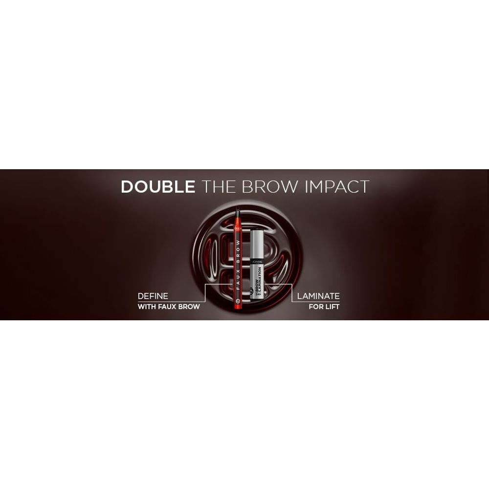 L'Oréal Paris Olovka za obrve Infallible Faux Brow Soft Black slika 7