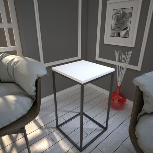 Pure - White White Side Table slika 4