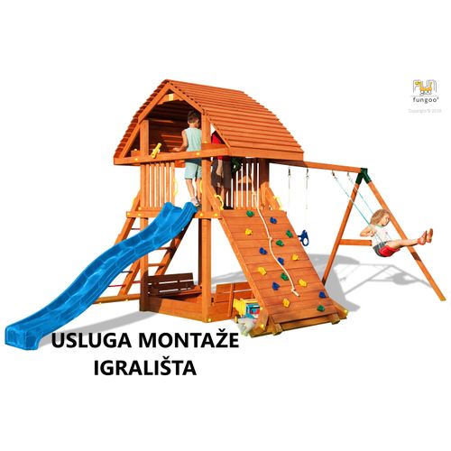 Usluga montaže za drveno dječje igralište GIANT MOVE + BEACH slika 1