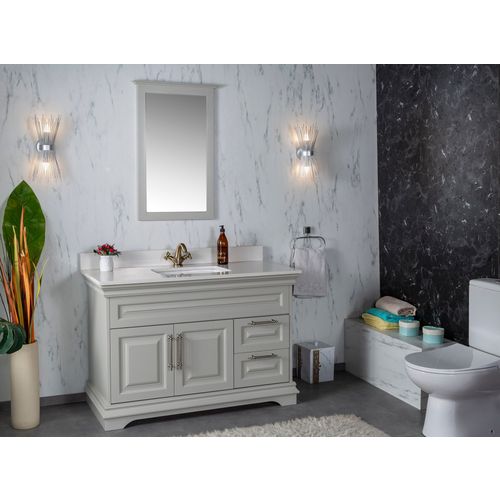 Hanah Home Huron 48 - Grey Grey Bathroom Furniture Set (2 Pieces) slika 2