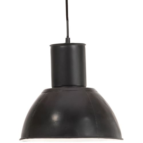 Viseća svjetiljka 25 W crna okrugla 28,5 cm E27 slika 36