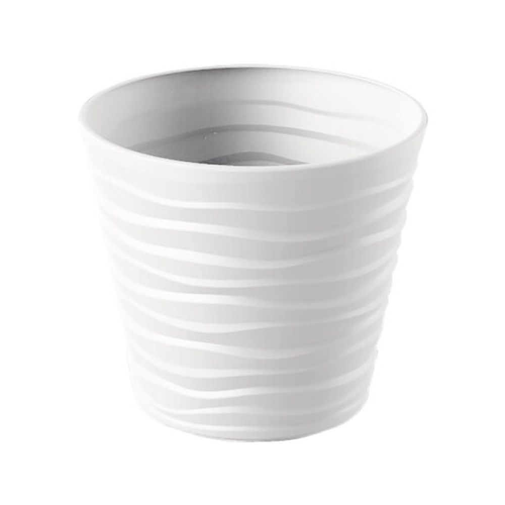 Saksija Bora 30 cm bijela slika 1