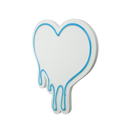 Wallity Ukrasna plastična LED rasvjeta, Melting Heart - Blue slika 4