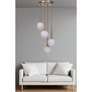Opviq Luster 898, Bijela, Zlato