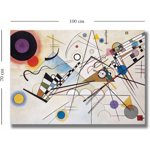 70100KANDINSKY006 Multicolor Decorative Canvas Painting slika 3