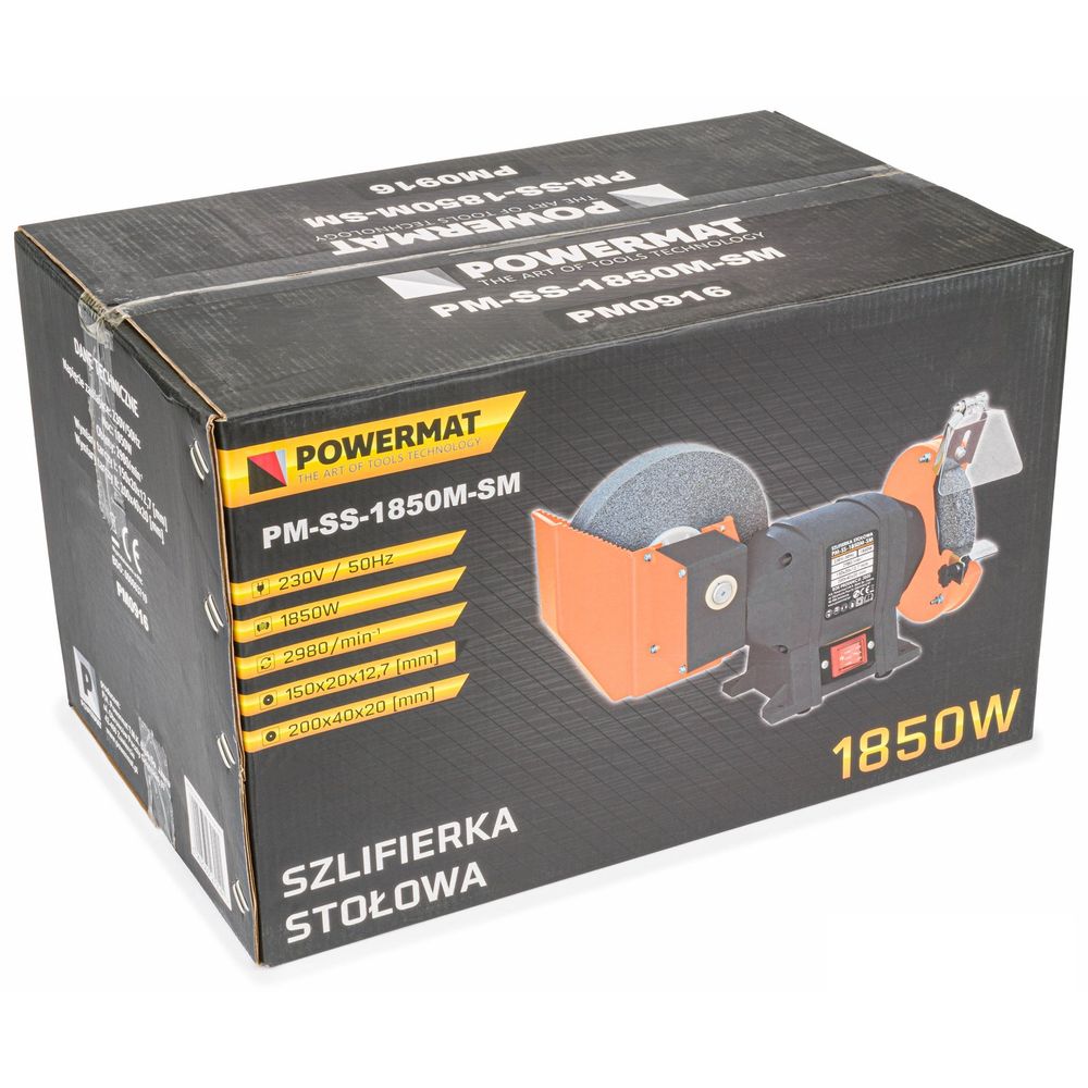 Powermat stolna bočna brusilica 1850W slika 8