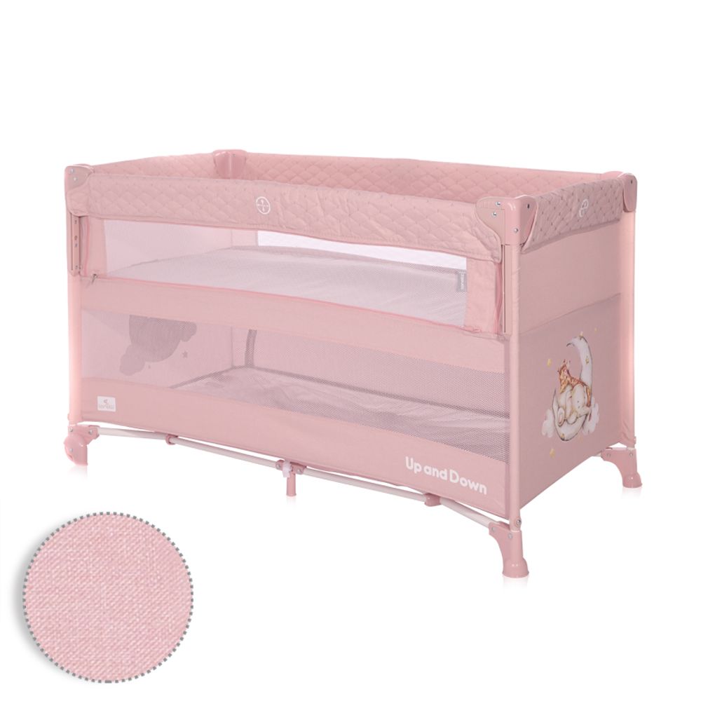 Lorelli Vikend krevetac Up and Down, Mellow Rose Sleeping Animals - 2 nivoa slika 3