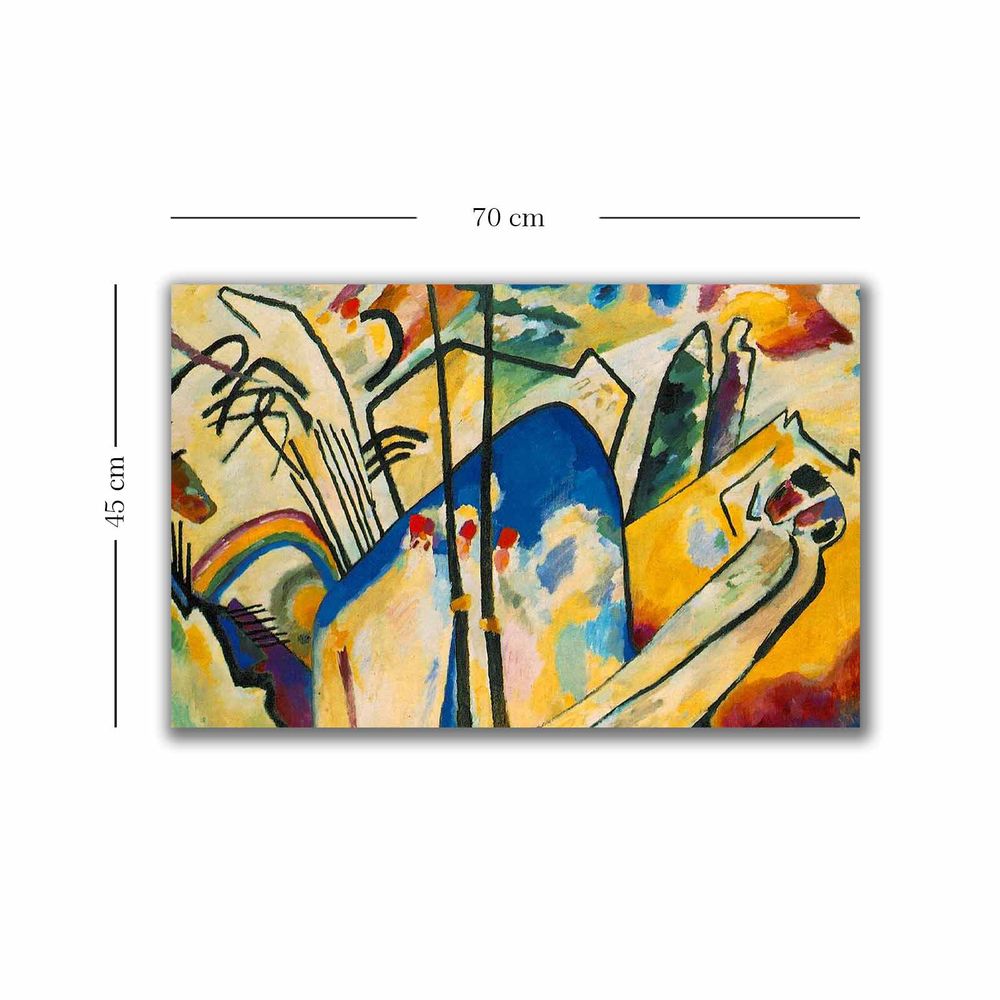 Dekorativna Platnena Slika 'Kandinsky Inspiracija' u Više Boja slika 3