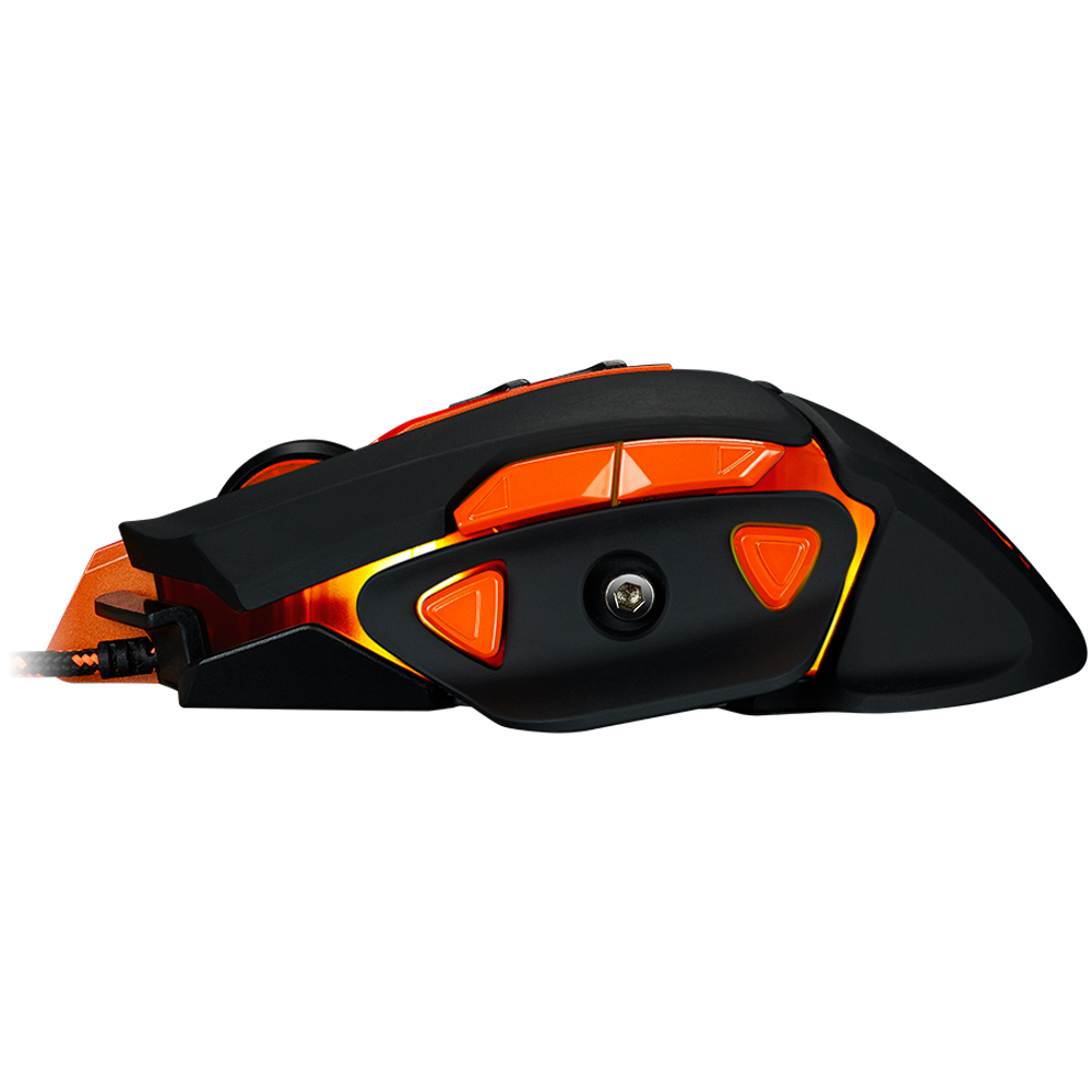 CANYON Optical gaming mouse, adjustable DPI setting 800/1000/1200/1600/2400/3200/4800/6400, LED backlight, moveable weight slot and retractable top cover for comfortable usage slika 4