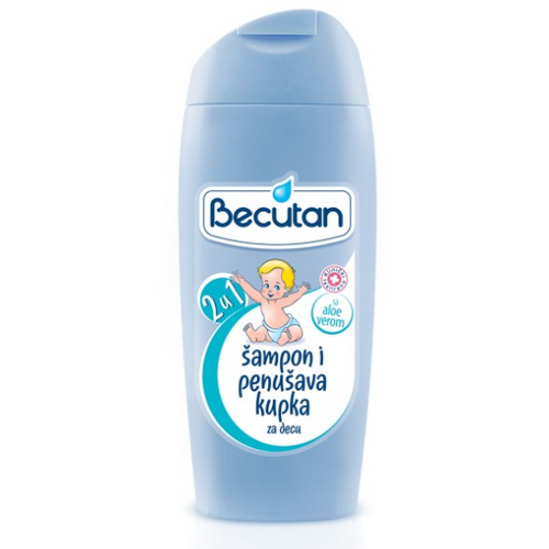 Becutan 2 u 1 šampon i kupka 350ml slika 1