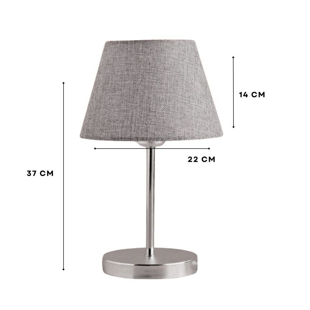 AYD-3405 Siva Stolna Lampa slika 3