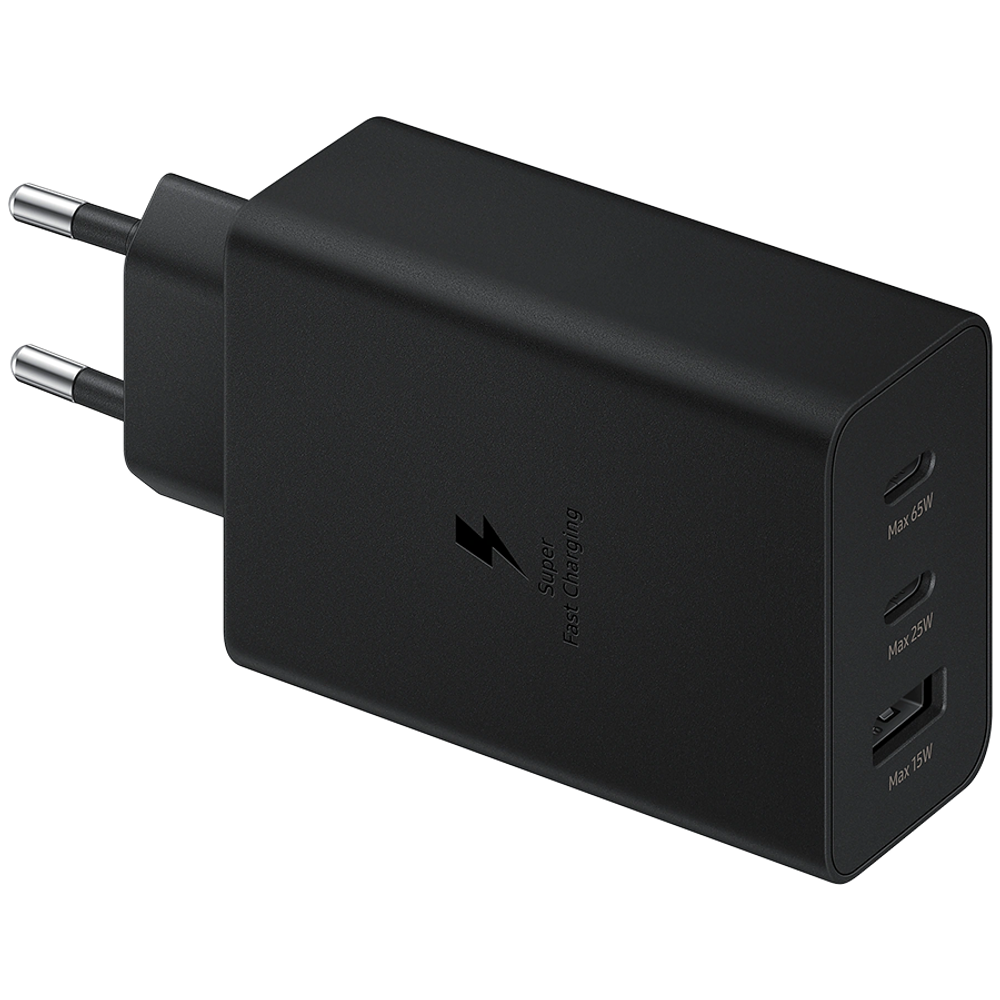 Samsung punjač 65W Fast Charging, Black (bez kabla) slika 1