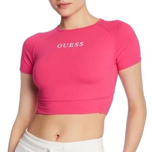 Guess Top Aline Crop Top Eco Stretch Za Žene