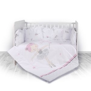 LORELLI RANFORCE 5-dijelni Set Posteljine Ballett Pink 140 x 70 cm