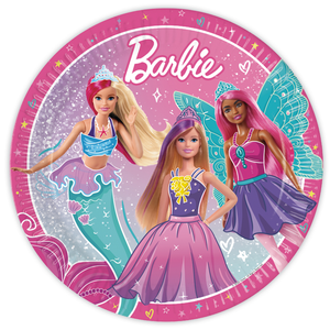 Papirni tanjiri Barbie 23 cm - 8 komada