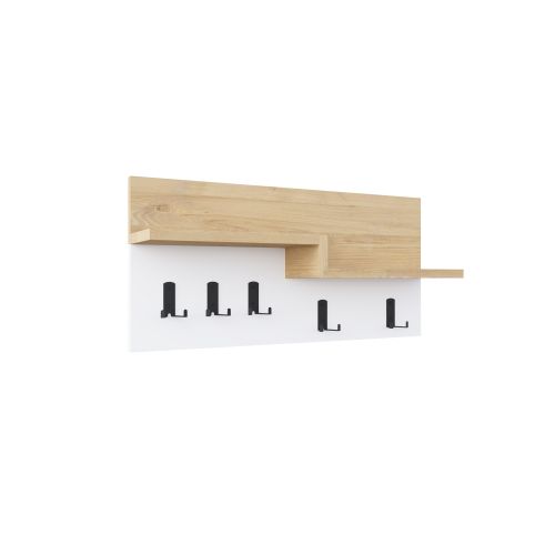 Harmon Hanger - Oak, White OakWhite Coat Hanger slika 5