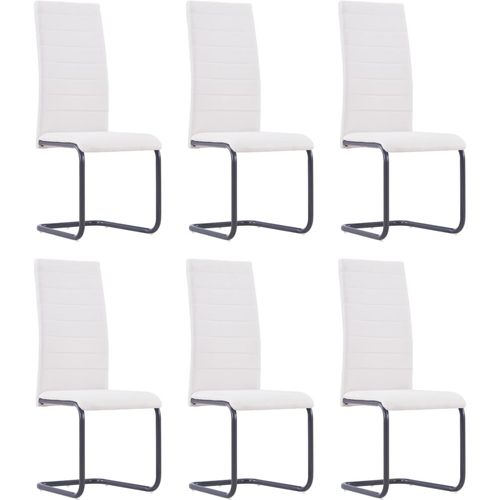 Konzolne blagovaonske stolice od tkanine 6 kom krem slika 32
