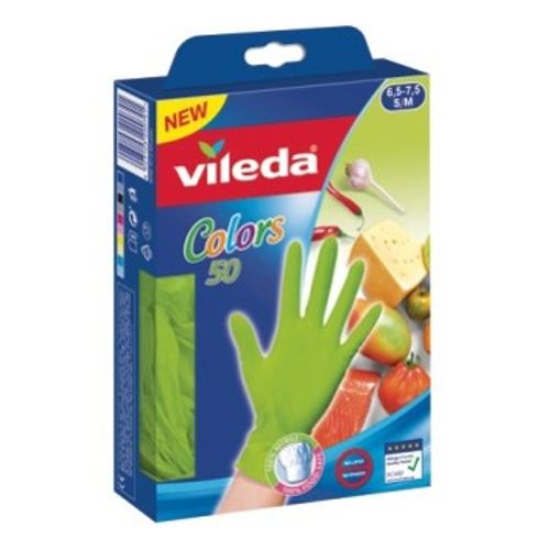 Vileda Rukavice jednokratne Colors 50/1 M/L slika 2