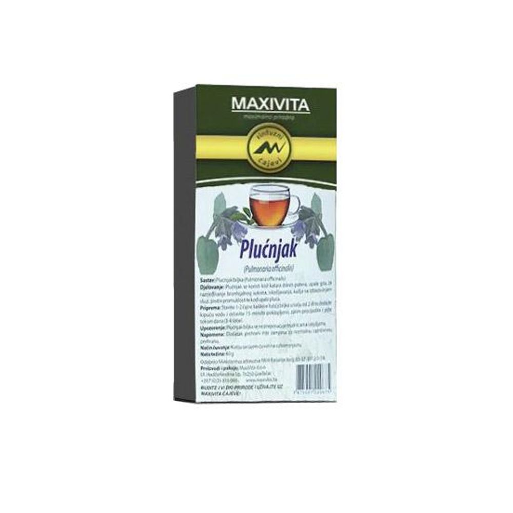 MAXIVITA PLUĆNJAK ČAJ 40G slika 1