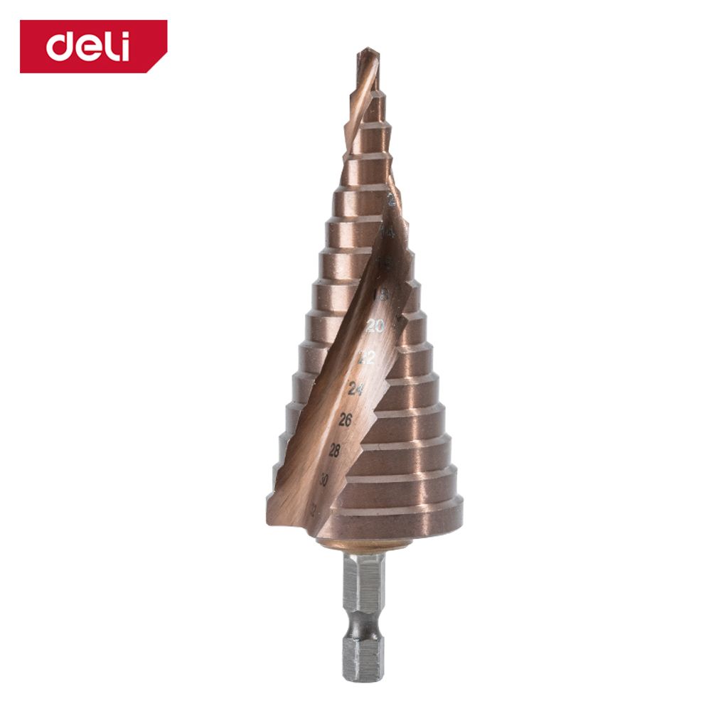Stepenasta burgija HSS CO 4-32mm DELI EDH-JTZ032-E3 slika 1
