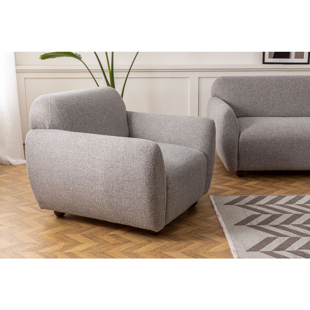 Eddy - Svijetlosivi Wing Chair slika 3