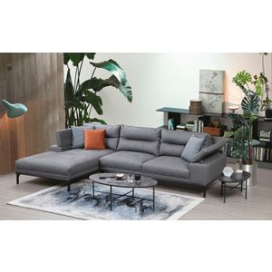 Atelier Del Sofa Kutna garnitura, Sivo, Hollywood Corner Left - Grey