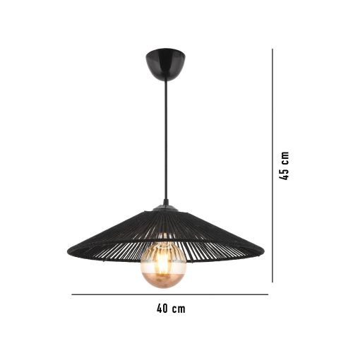 Merten Black Black Chandelier slika 4