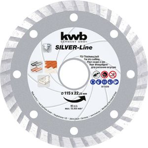 KWB dijamantna rezna ploča turbo za beton 125 x 22 mm
