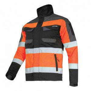 JAKNA VISOKO VIDLJIVA CRNA-NARANČASTA 2XL  L4041205