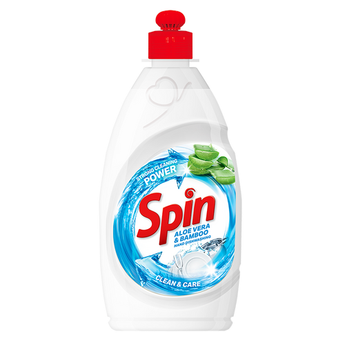 Spin deterdžent za pranje posuđa aloe vera&bamboo 450ml slika 1