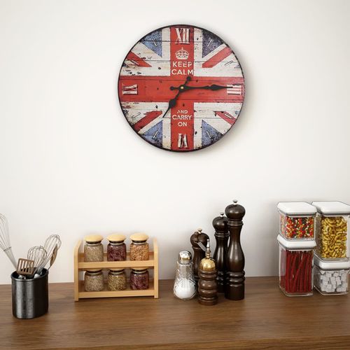 Starinski zidni sat UK 30 cm slika 25