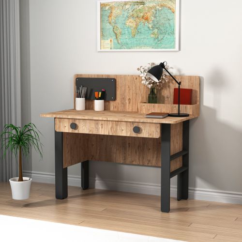 Valerin Atlantic PineAnthracite Study Desk slika 2