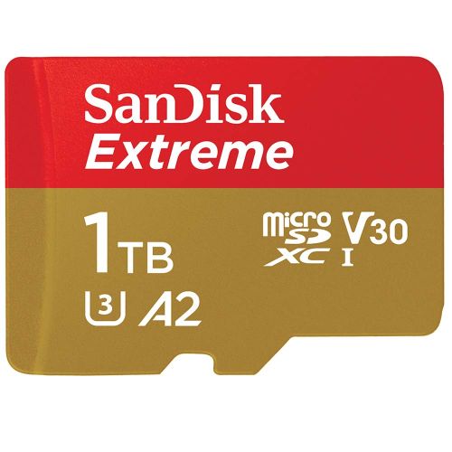 SanDisk Extreme microSDXC 1TB + SD adapter - brzine do 190MB/s čitanje i 130MB/s pisanje, A2, C10, V30, UHS-I, U3 slika 1