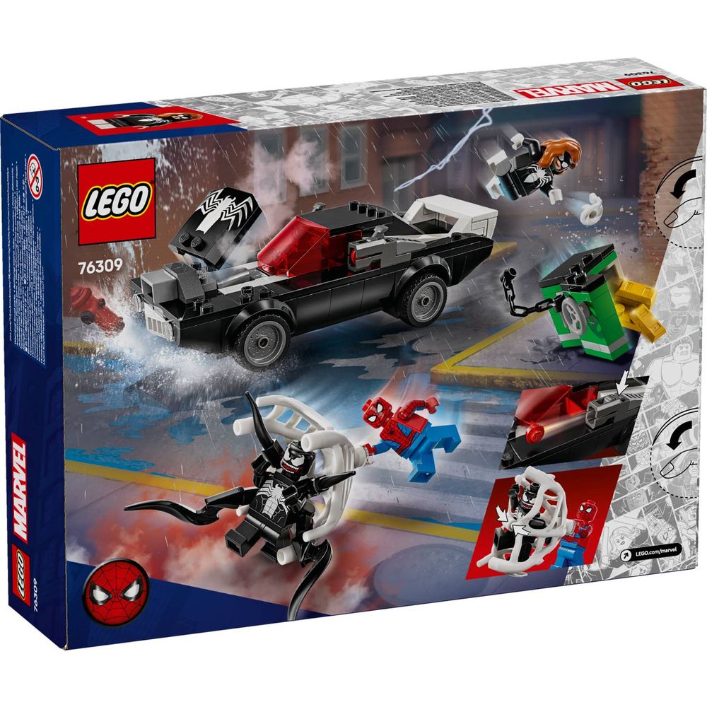 LEGO 76309 Spider-Man Protiv Venoma u sportskom autu slika 9