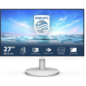 Philips 27" Monitor 271V8AW s VGA, HDMI i Zvučnicima, Bijeli