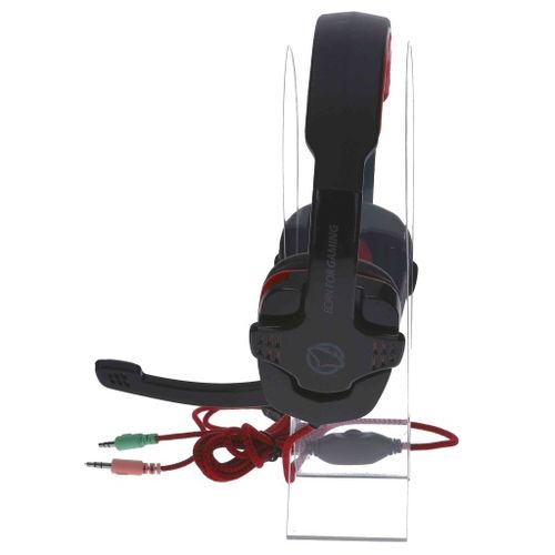 MANTA slušalice gaming s mikrofonom crno/crvene MM014G slika 2