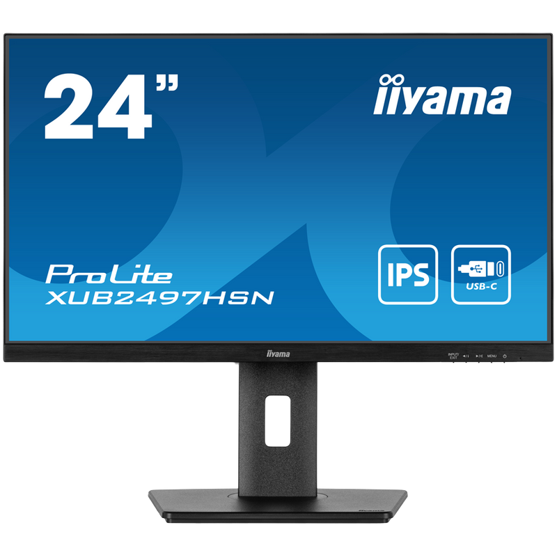 IIYAMA IIYAMA LED Monitor XUB2497HSN-B1 24″ IPS Full HD s USB-C i RJ45 image