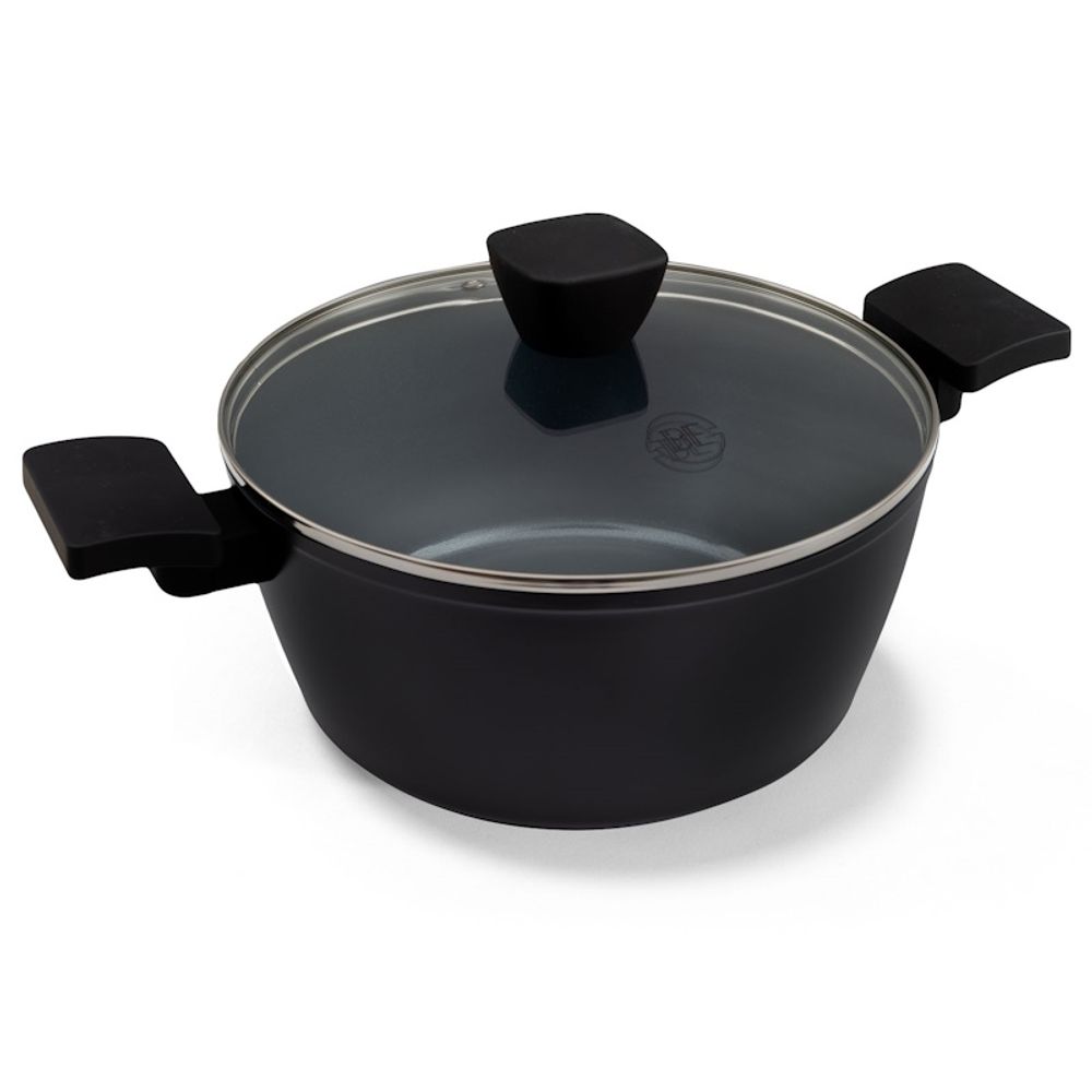 BE Living Posuda za kuhanje s poklopcem Delight Black 24 cm slika 1