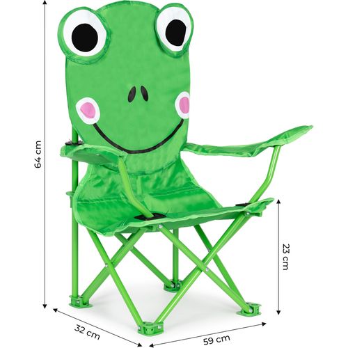 ModernHome ST042  sklopiva dječja stolica za kampiranje žaba slika 7