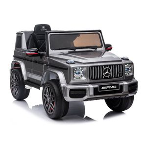 Licencirani auto na akumulator Mercedes G63 AMG - sivi/lakirani