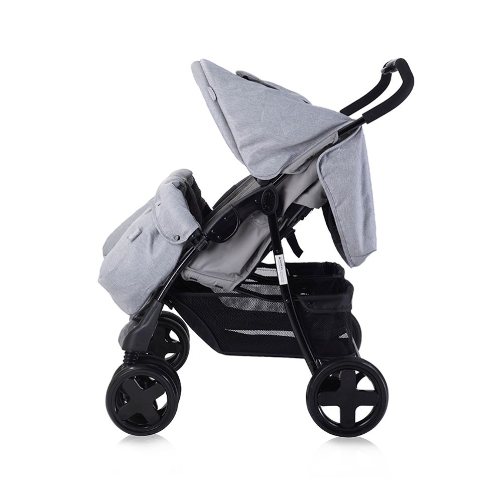 Lorelli Kolica za blizance Twin, Cool Grey slika 4