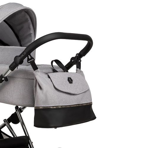 Tutek Kolica za bebe 2in1 Diamons Pro 1, Light Grey slika 5