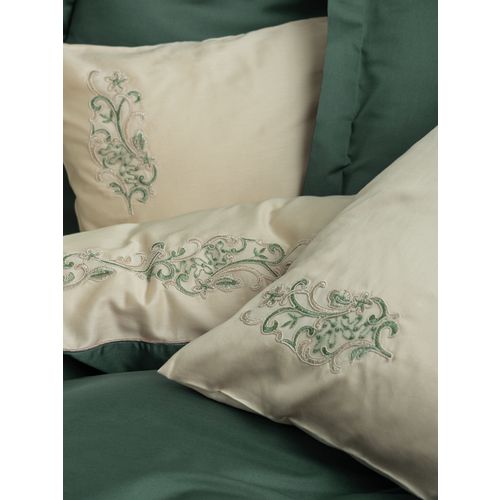 L'essential Maison Andy - Green Green
Ecru Satin Double Quilt Cover Set slika 3