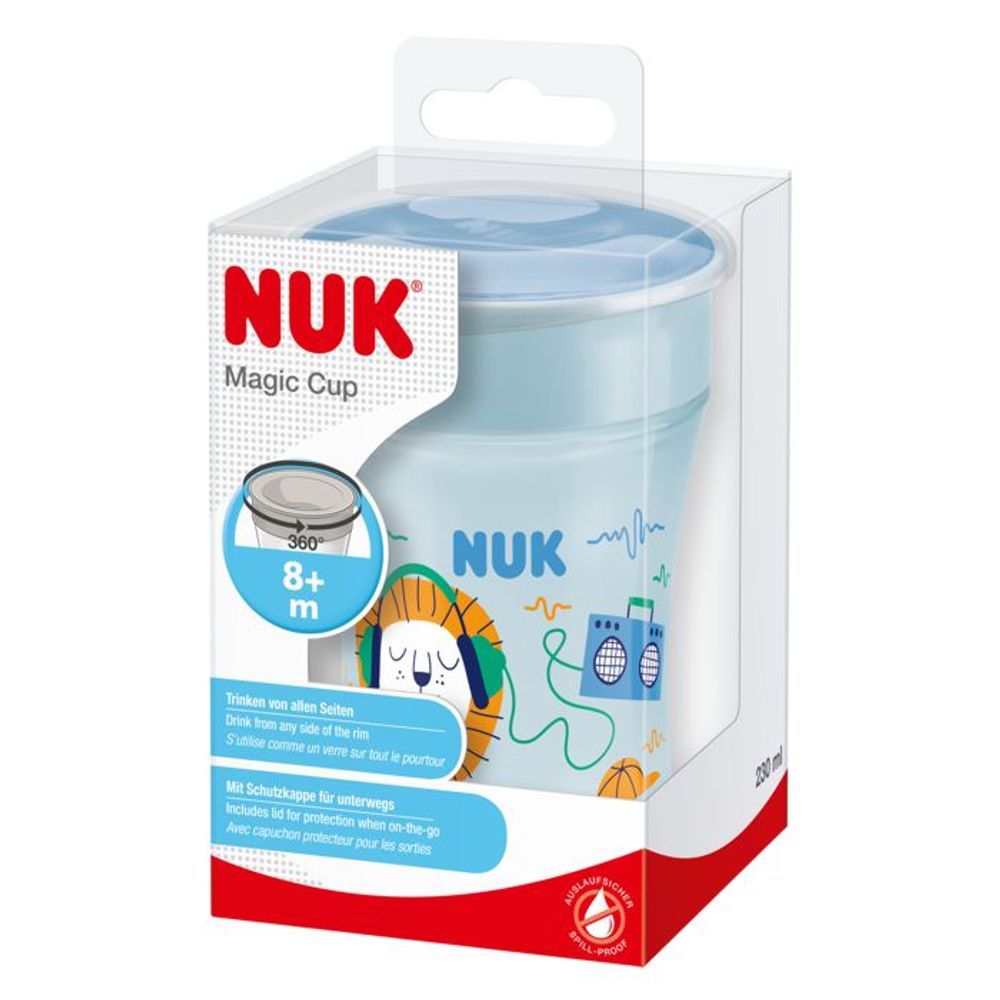 NUK Čaša Evolution Magic Cup 8m+ 230ml, Plava slika 2