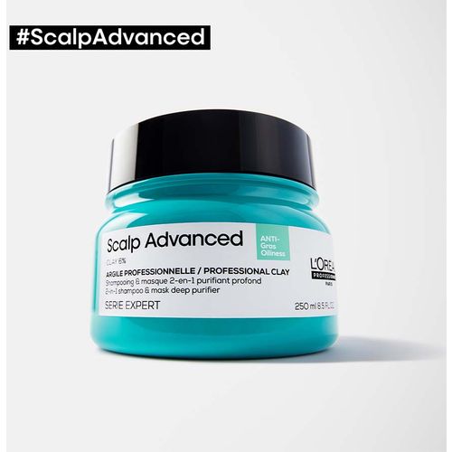 L'Oreal Professionnel Serie Expert Scalp Advanced Anti-Oiliness 2-In-1 Deep Purifier Clay 250ml slika 5