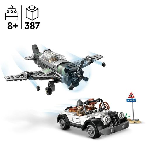 Igra Gradnje Lego Indiana Jones 77012 Continuation by fighting plane slika 7